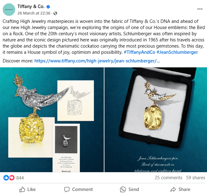 social media engagement jewelry