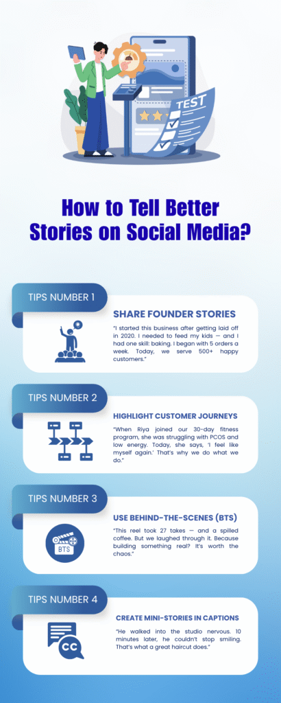 social media marketing, social strategy, tell story,