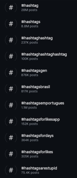 hashtag strategy, social media marketing, online marketing,