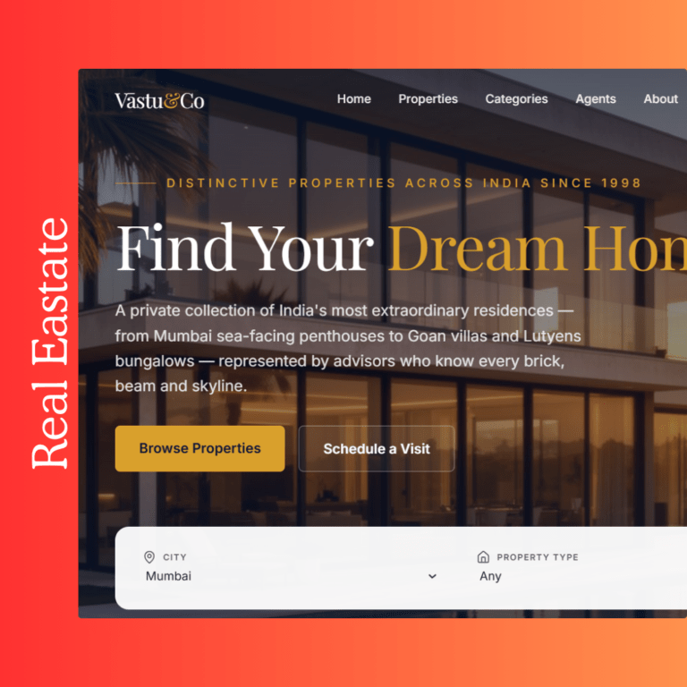 Real Eastate Website Theme